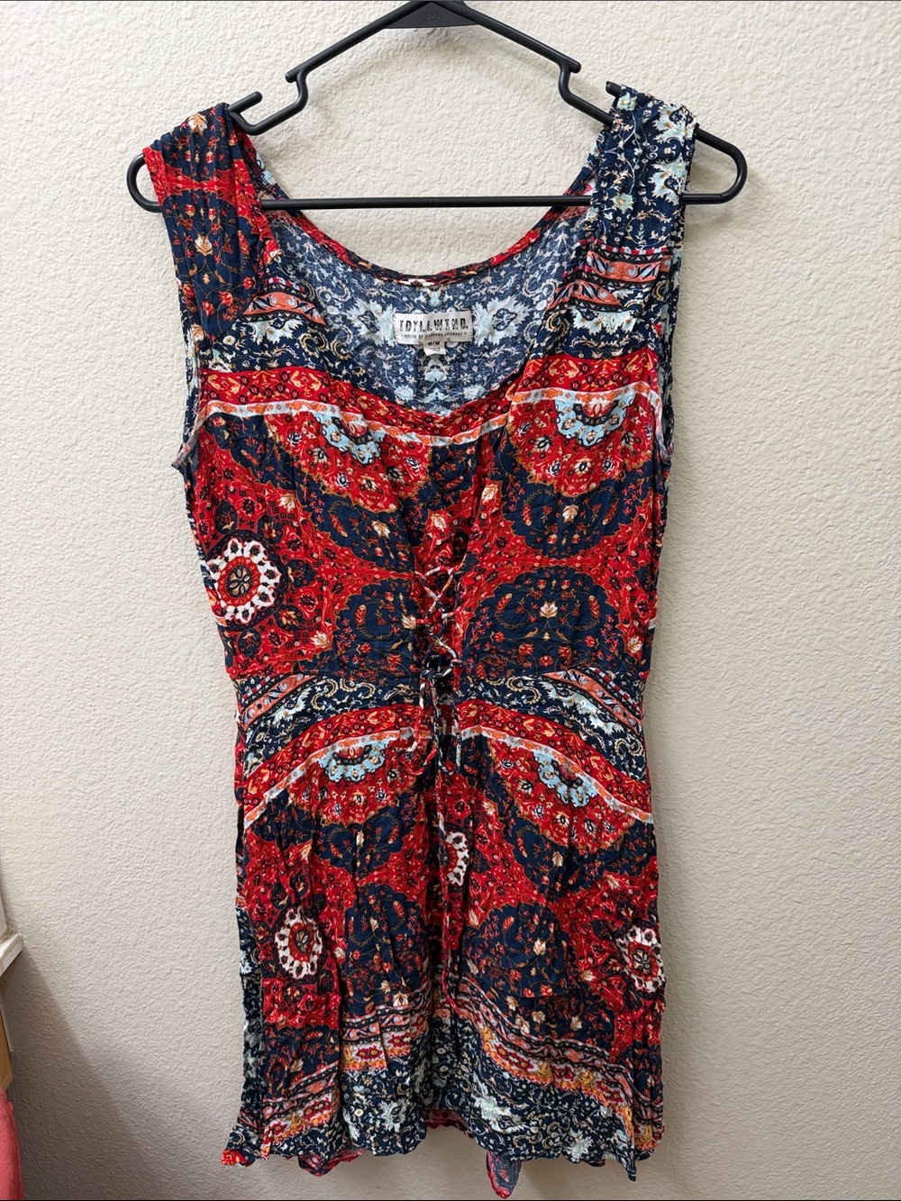 Idyllwind Lace up Dress with Pockets